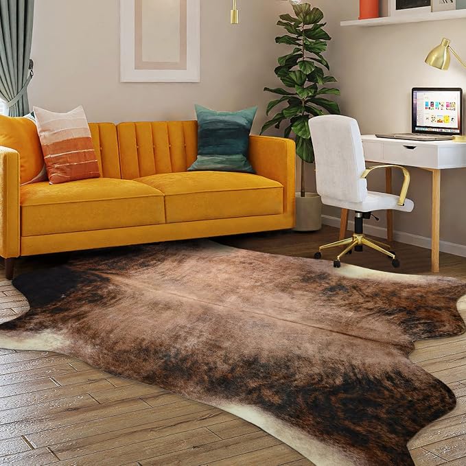 Easycozy Faux Cowhide Large Cow Print Rug - Image 6