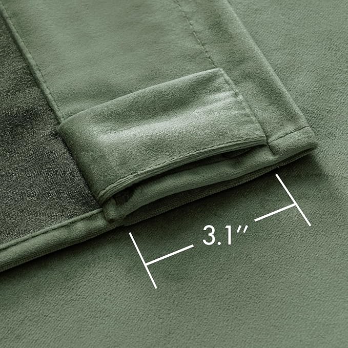 MIULEE Velvet Curtains 90 inches - Image 3