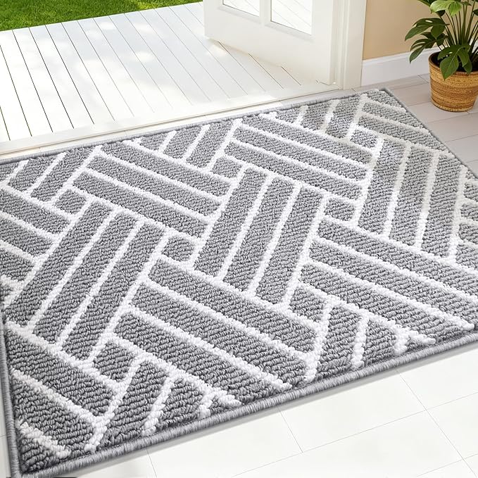 OLANLY Indoor Door Mat, 32x20 Inch, Dirt Resistant and Absorbent, Non-Slip by OLANLY