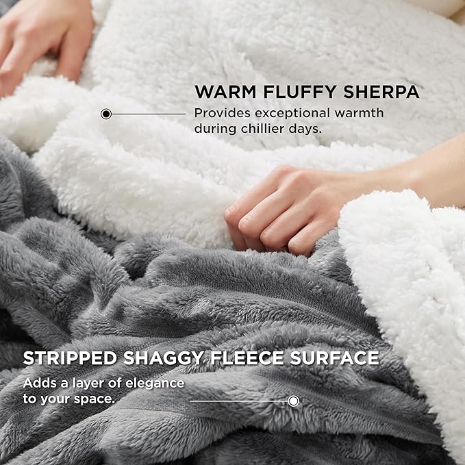 Bedsure Sherpa Blanket Twin Size - Image 3