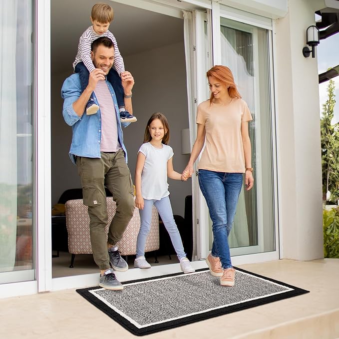 GRANNY SAYS Door Mat, Dirt Absorb Front Door Mat Outside Entrance, Low Profile - Image 7
