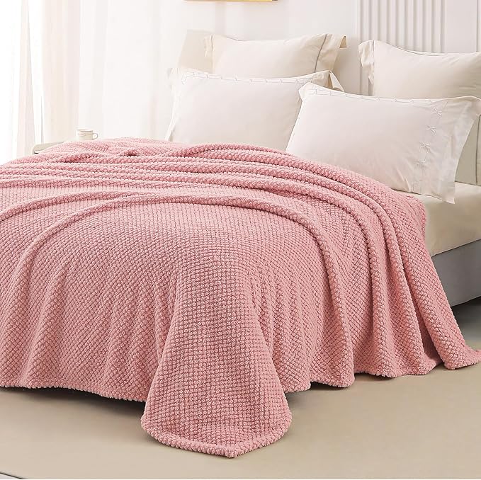Whale Flotilla Twin Size Fuzzy Fleece Blanket - Image 4