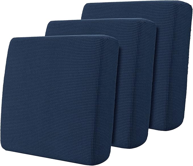 Hokway 3 Piece Couch Cushion Slipcovers Stretch Reversible Cushion Replacement by Hokway