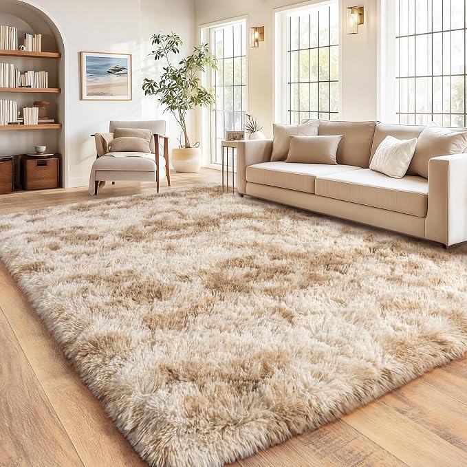 Large Plush Shaggy Rug High Pile Fluffy Rug - Image 7