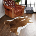 BENRON Small Cowhide Rug, Faux Cow Hide Rugs by BENRON