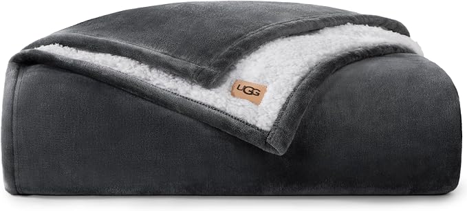 UGG Nita Twin Blanket, Plush Soft Twin XL Fuzzy Blanket by UGG