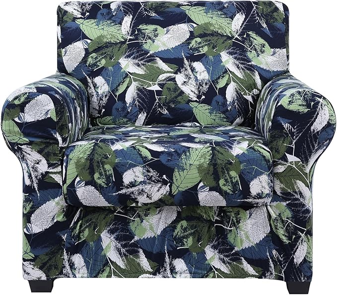 hyha Couch Covers, Chair/Sofa Covers, Floral Pattern, 2 Pieces, Armchair by hyha