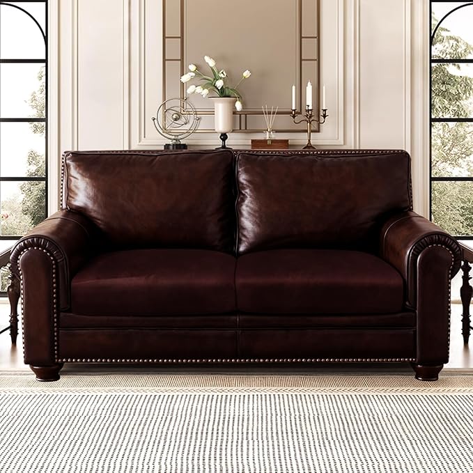Leather Look Couch Cushion Covers Sofa Seat Slipcovers Sets Couches Furniture - Image 2