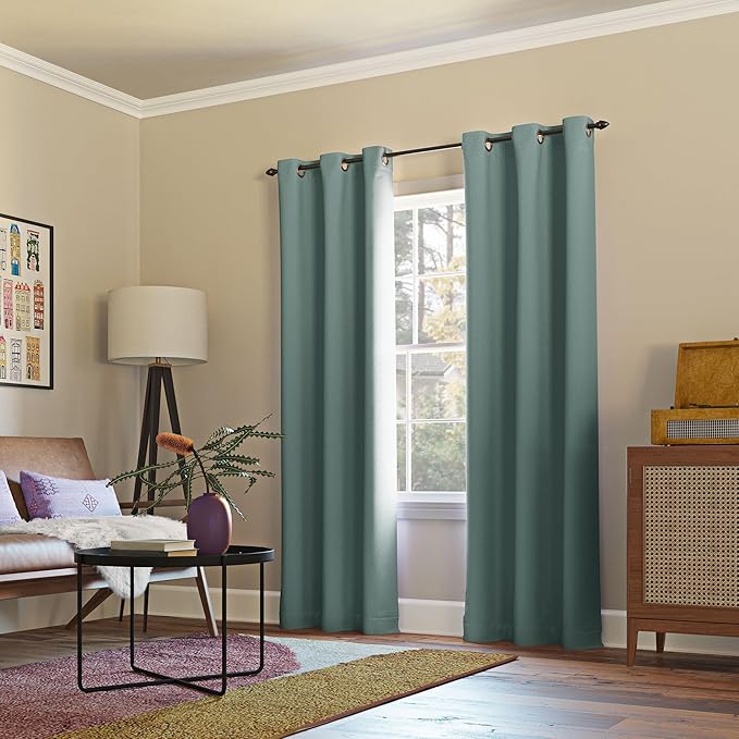Sun Zero Easton Energy Saving Blackout Grommet Curtain Panel - Image 4