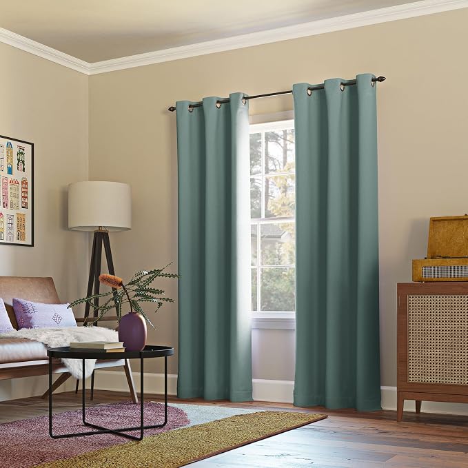 Sun Zero Easton Energy Saving Blackout Grommet Curtain Panel - Image 4