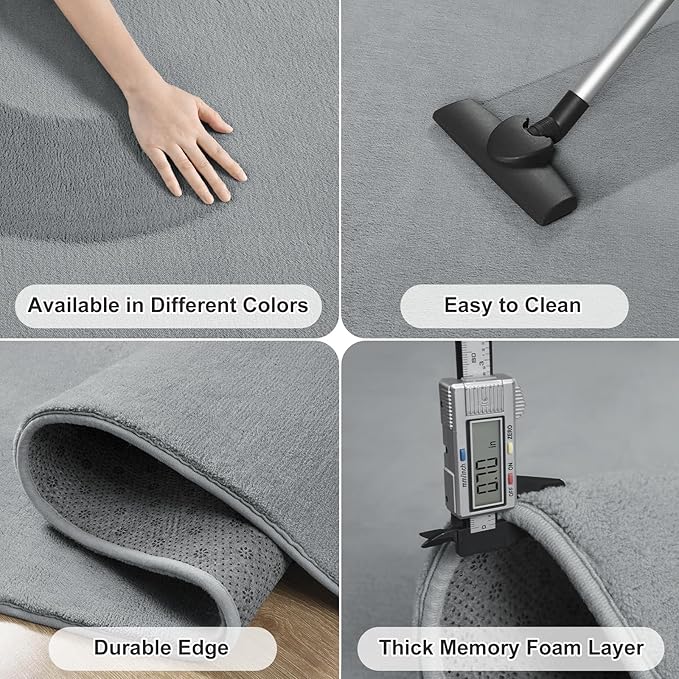 Amearea Modern Soft Hallway Runner Rug, 3x10 Feet Washable Long Runner Rugs - Image 5