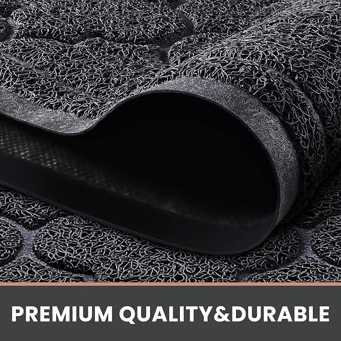 LuxStep Door Mat Large 36X47 Inch Indoor Outdoor Doormat, Non-Slip Low-Profile - Image 4