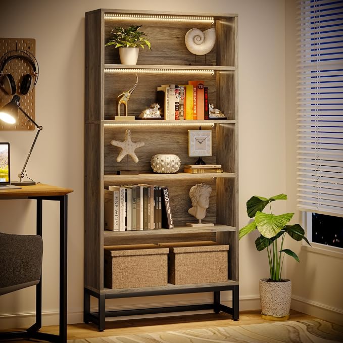 Tribesigns Tall Bookcase Bookshelf, 70.8" Large Bookcases Organizer by Tribesigns