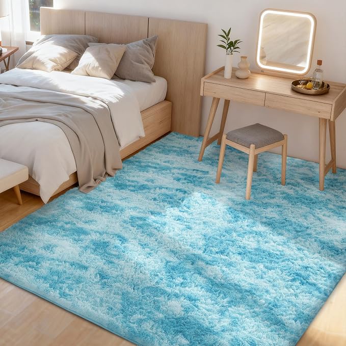 Litanika 3x5 Fluffy Shag Faux Fur Area Rug - Image 2