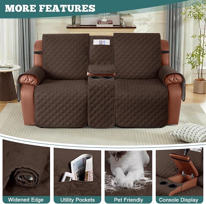 Ruaozz Waterproof Loveseat Recliner Cover - Image 5