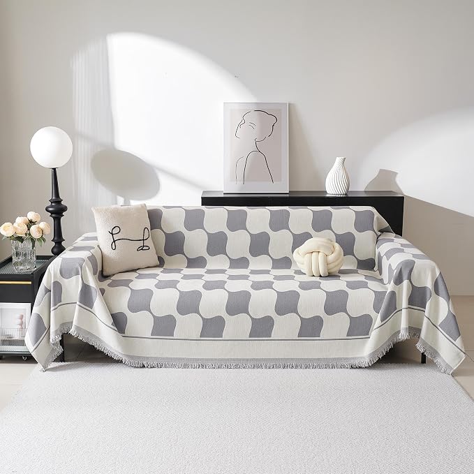 MEETSKY Couch Cover Loverseat Sofa Covers Protector, Sofa Throw Cover Washable by MEETSKY