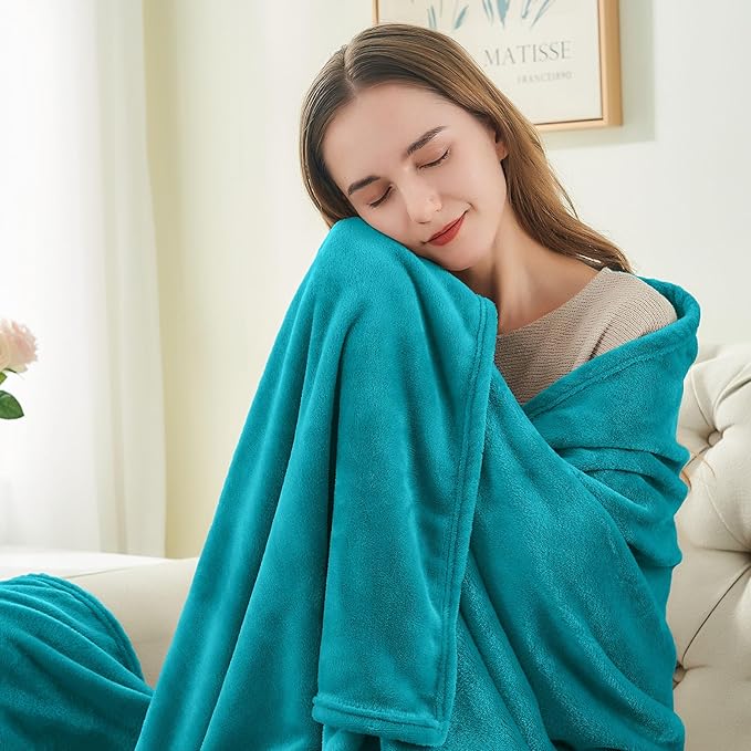 BEDELITE Fleece Blanket Twin Size Bluebird Throw Blankets - Image 2