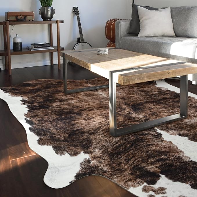 Easycozy Faux Cowhide Large Cow Print Rug - Image 9
