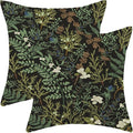 Spring Pillow Covers 24x24 Inch Set of 2, Seasonal Vintage Floral Outdoor by AEIOAE