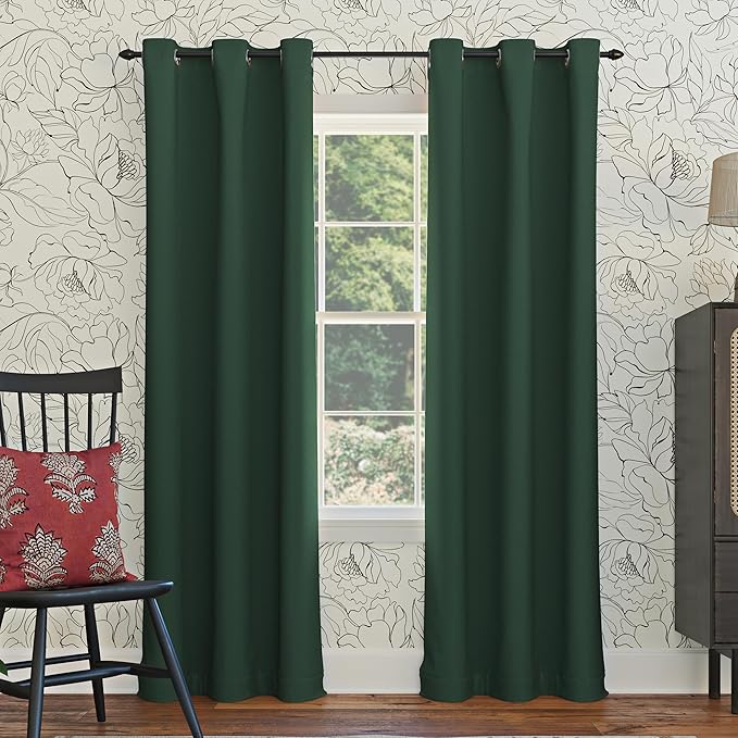 Sun Zero Easton Energy Saving Blackout Grommet Curtain Panel by SunZero%E2%84%A2