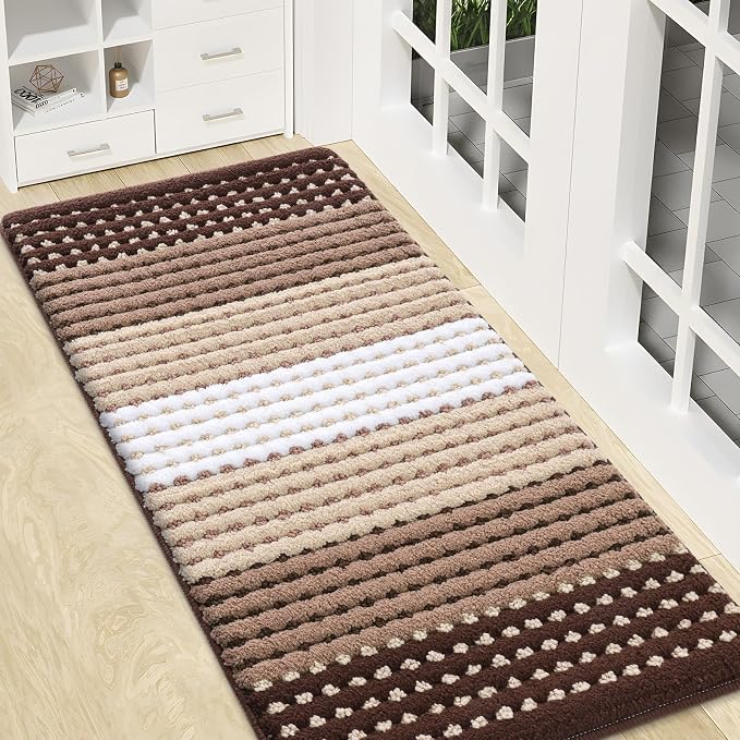 Kitinjoy Indoor Outdoor Door Mat, 47x20 Non-Slip Absorbent Dirt Trapper by Kitinjoy