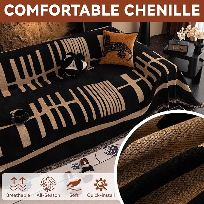 VClife Modern Couch Cover Washable Soft Couch Covers - Image 5