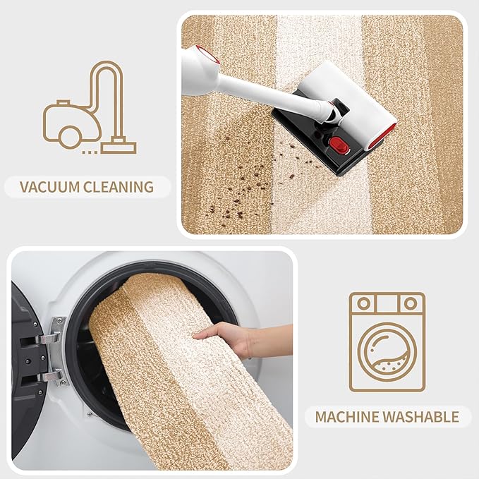 Kitinjoy Indoor Outdoor Door Mat, 32x20 Non-Slip Absorbent Dirt Trapper - Image 4