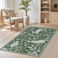 Vintage Living Room Area Rug 3x5 by COTILED