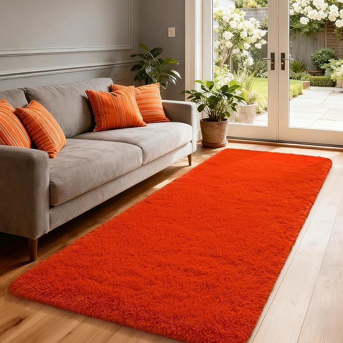 Merelax Soft Fluffy Rugs for Bedroom Living Room, 2x6 Hallway Runner Rugs - Image 7