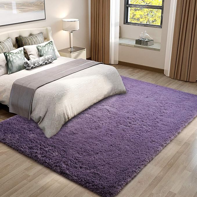 Merelax Soft Modern Indoor Large Shaggy Rug - Image 6
