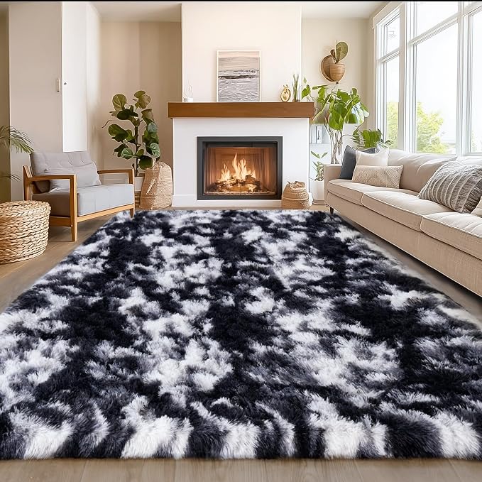 Area Rug for Living Room 6x9, Ultra Soft Shaggy Area Rugs for Bedroom, Upgrade - Image 5