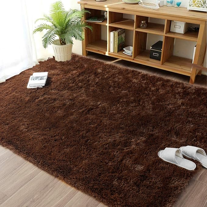 Merelax Soft Modern Indoor Large Shaggy Rug - Image 2