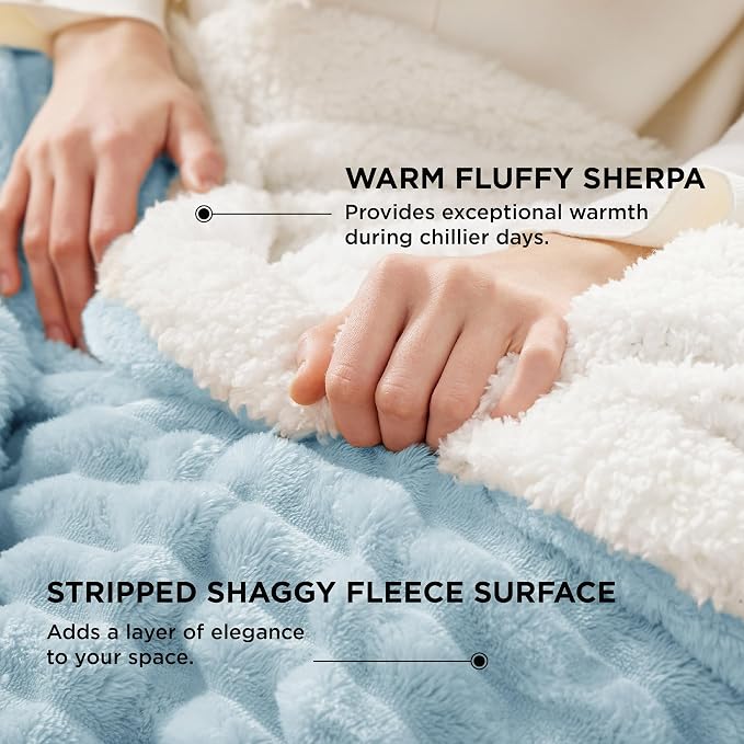 Bedsure Sherpa Blanket King Size - Image 3