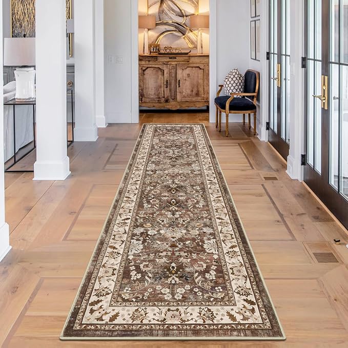 LOKHOM Washable Runner Rug, 2x8 Non Slip Vintage Hallway Runner Rug - Image 3