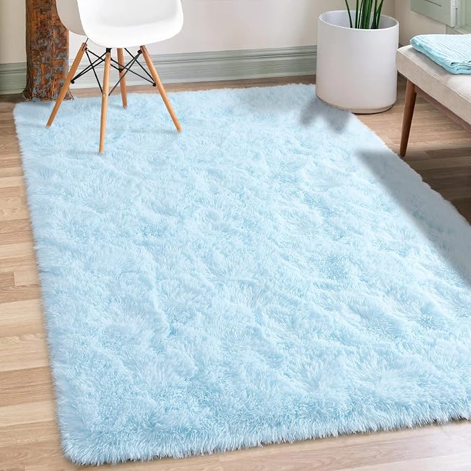 Merelax Soft Modern Indoor Shaggy Area Rug by Merelax