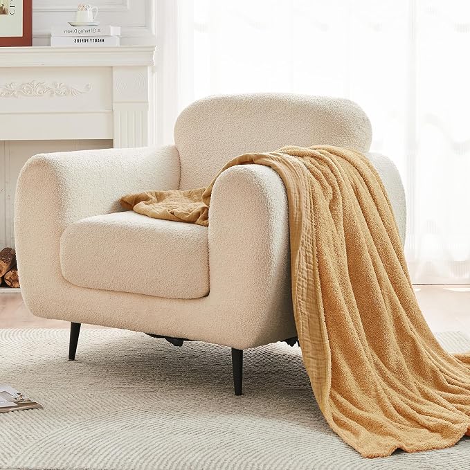 EMME Muslin and Fleece Throw Blanket Reversible - Image 8