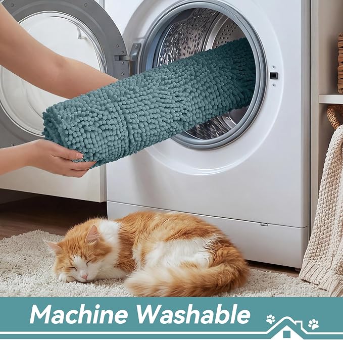 Bcoimo Super Absorbent Cat Door Mat, Pet Rugs - Image 5