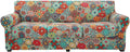 hyha Couch Cover, Floral Pattern, 4 Pieces, Sofa Slipcovers, by hyha