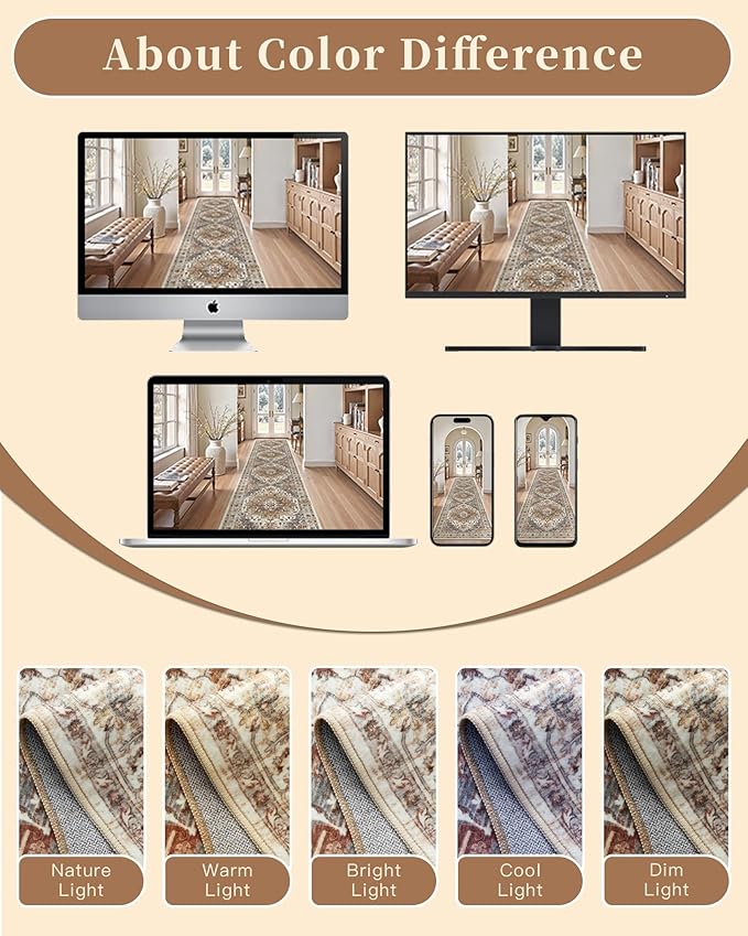 Madane Hallway Runner Rug 3x16 - Image 9