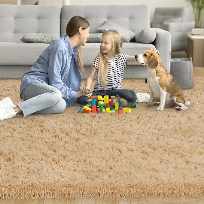 Area Rug for Living Room 6x9, Ultra Soft Shaggy Area Rugs for Bedroom, Upgrade - Image 2