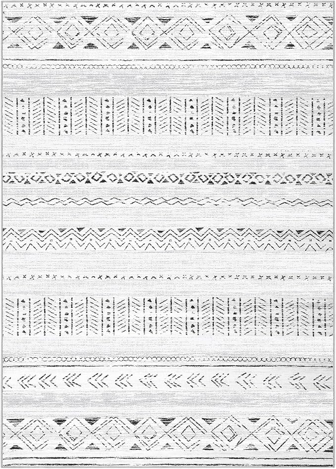 cotiled 7x9 Area Rug Living Room: Washable Boho Rugs - Image 9