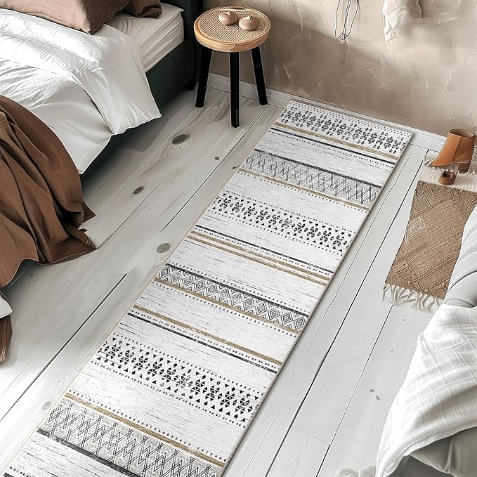 BESTSWEETIE 2x6 Area Rugs for Living Room Washable Moroccan Farmhouse Neutral - Image 9