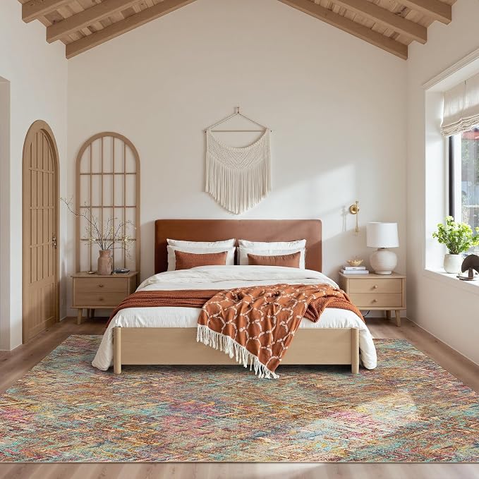 8x10 Washable Area Rugs for Living Room&Bedroom - Image 9