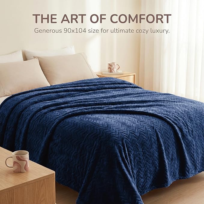 Exclusivo Mezcla Twin Blanket for Bed, Cozy Lightweight Fleece Blankets for All - Image 2