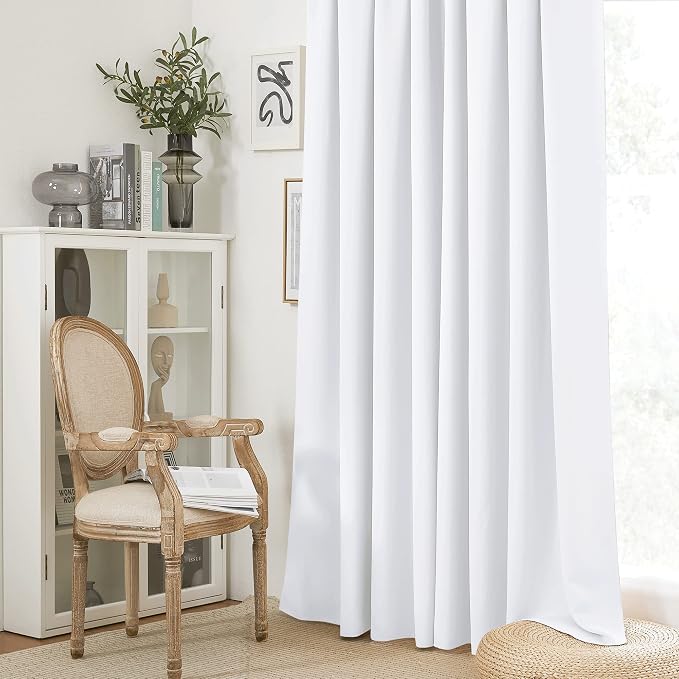 RYB HOME Extra Wide Curtains for Bedroom Living Room 72 inches Long, Thermal - Image 5