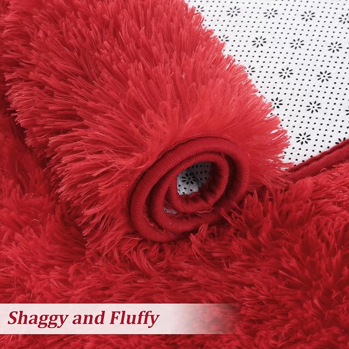 CAROMIO 8x10 Area Rug for Living Room Fluffy Rugs Shag Rugs for Bedroom Modern - Image 5