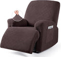 VANSOFY Oversized Recliner Chair Cover, 4-Pieces Stretch Recliner Covers by VANSOFYFURNITURECOVERS