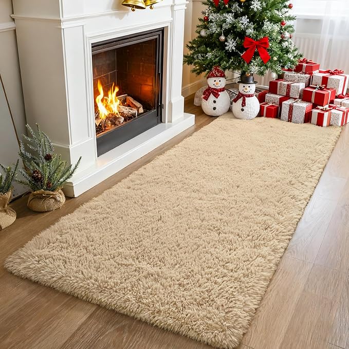Merelax Soft Fluffy Rugs for Bedroom Living Room, 2x6 Hallway Runner Rugs - Image 7