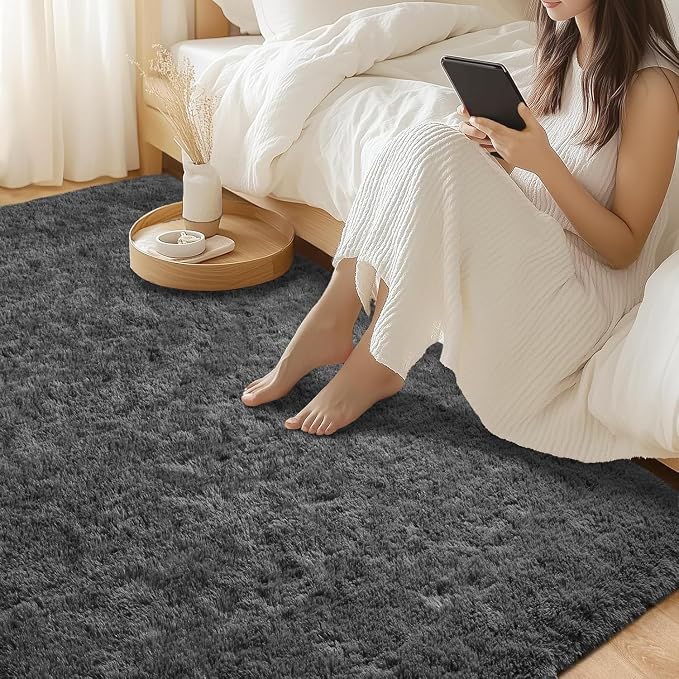 Merelax Soft Modern Indoor Large Shaggy Rug - Image 4