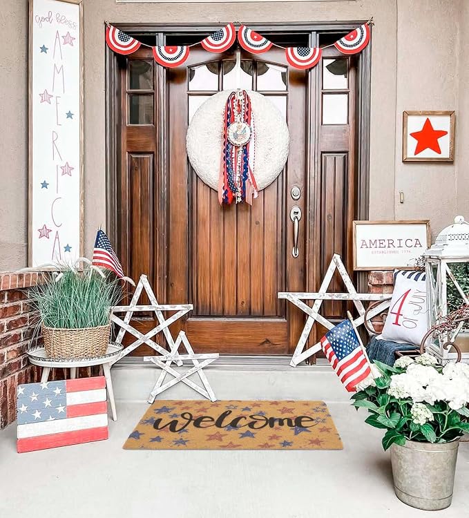 FGSS Patriotic 4th July Welcome-Doormat Outdoor-Entrance - Image 6